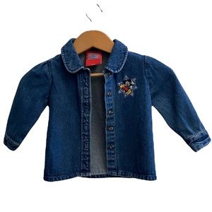 Vintage kids Mickey Mouse jean shirt